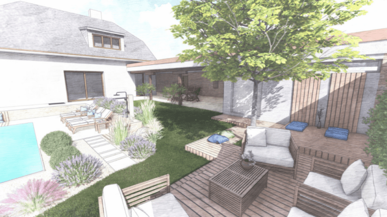 Gartenplanung 2Harmonie im Garten Garten - Visualisierung